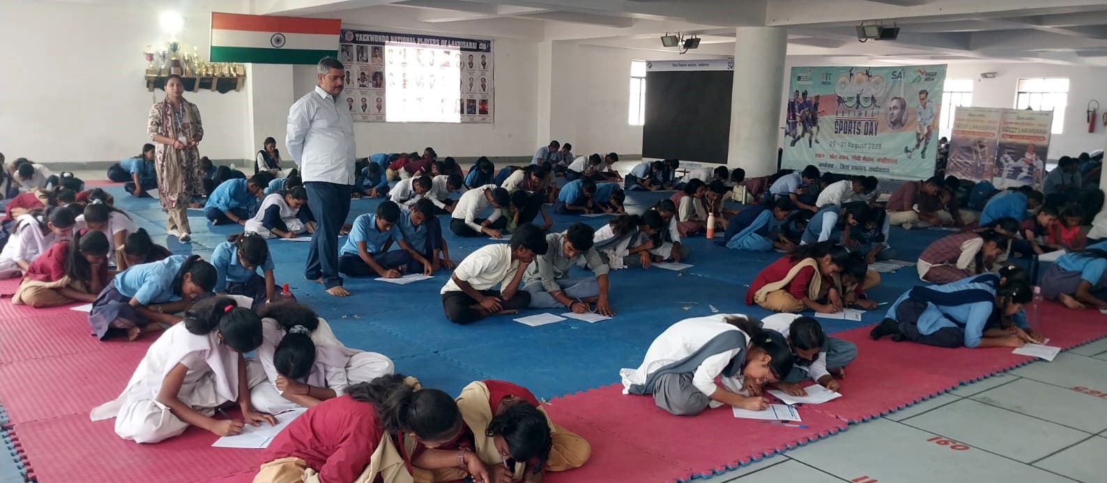 बिहार गौरव क्विज प्रतियोगिता में दो समुूह में 202 बच्चे हुए शामिल