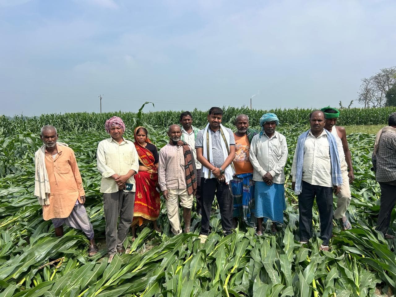 किसानों को फसल क्षति पूर्ति नहीं मिलेगा तो प्रखंड एवं जिला मुख्यालय पर भी धरना प्रदर्शन