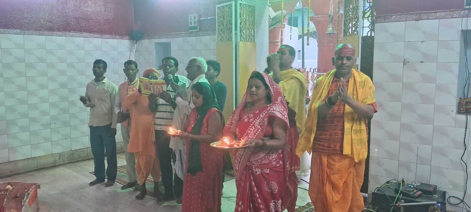 चितरा: श्रीमद् देवी भागवत पाठ से माहौल हुआ भक्तिमय