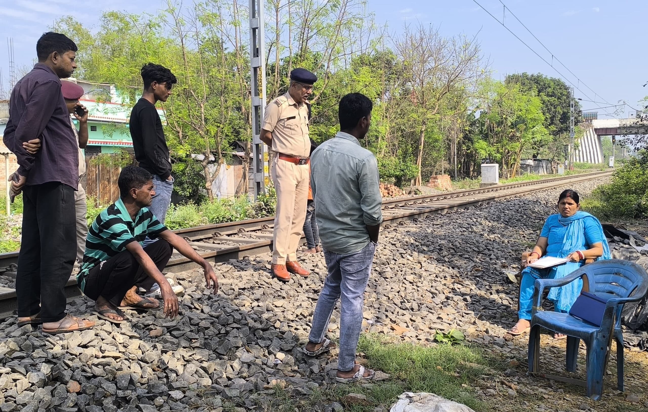 बेलौरी में ट्रेन की चपेट में आने से अज्ञात व्यक्ति की मौत