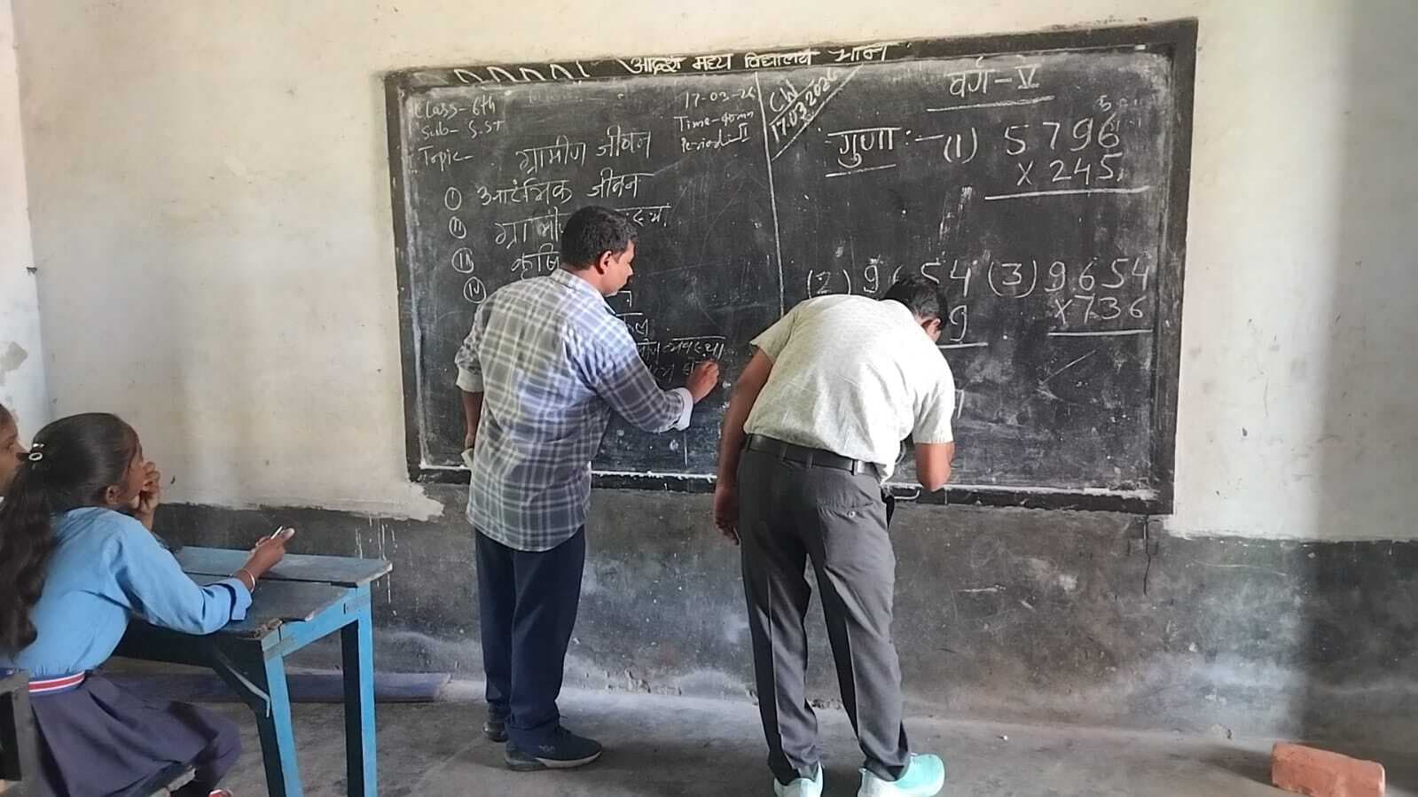 भवन के अभाव में भटक रहा स्कूल, चार कमरों में 450 बच्चों की पढ़ाई