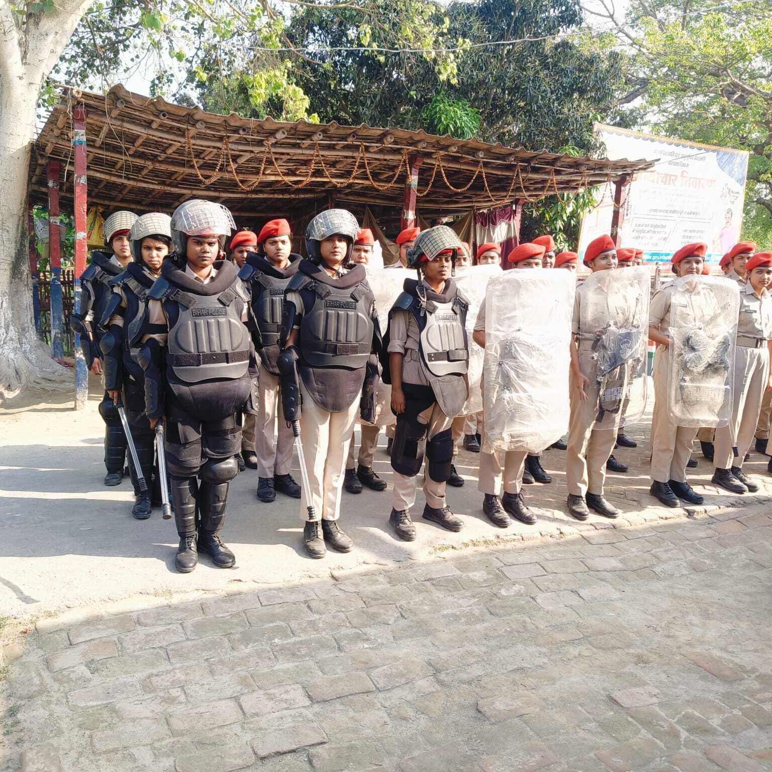 रामनवमी त्यौहार पर शांति सुरक्षा पुलिस की तैयारी