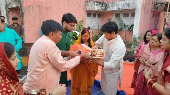 राजमहल कोल परियोजना में धूमधाम से मना चैती छठ पर्व