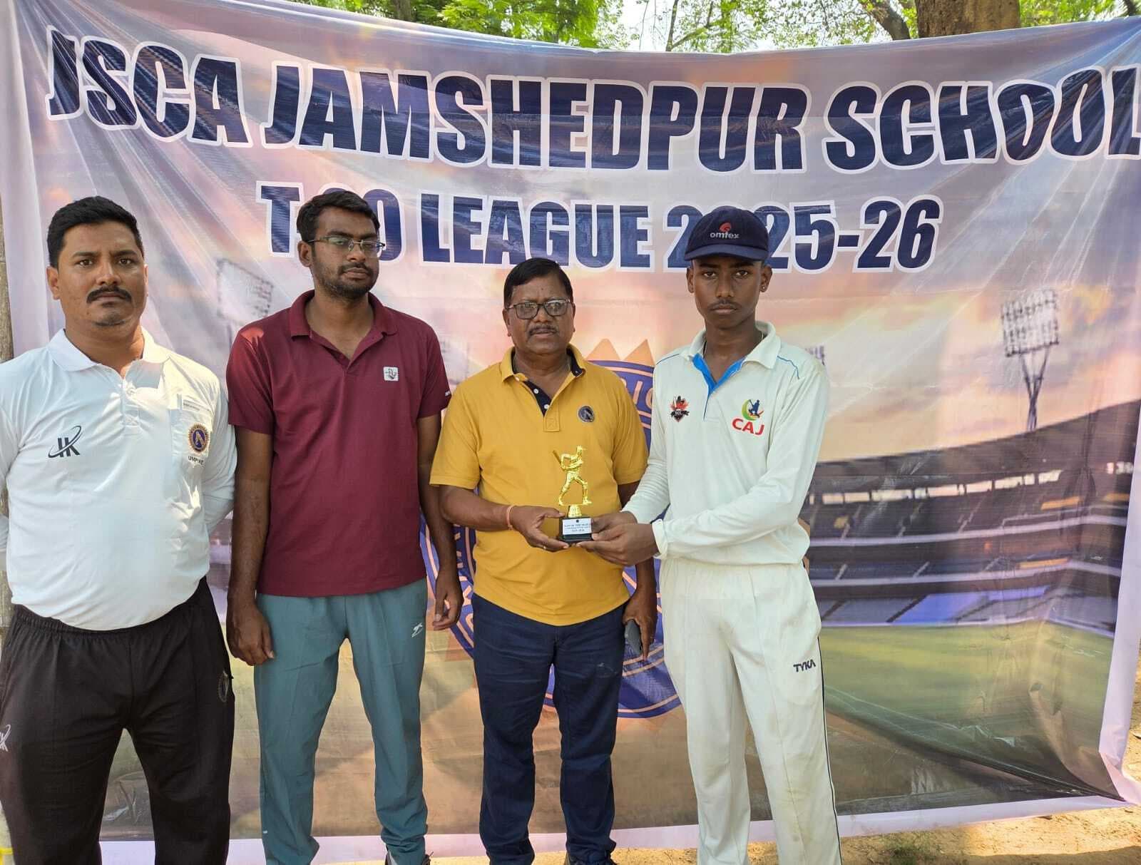 Jsca school league at co operative college : समीर कुमार का शानदार शतक, बीएसएस की टीम जीती