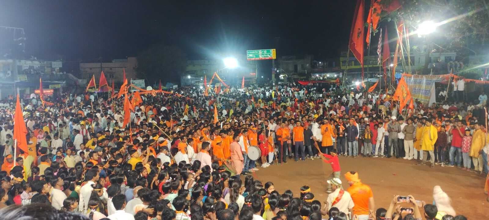 अनगड़ा व गोंदलीपोखर में अस्त्र शस्त्र चालन प्रतियोगिता