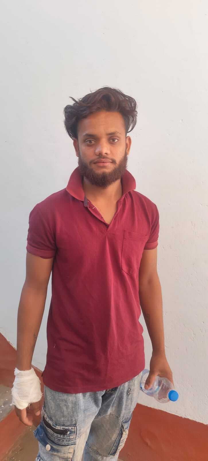 मारपीट मामले का फरार आरोपी गिरफ्तार