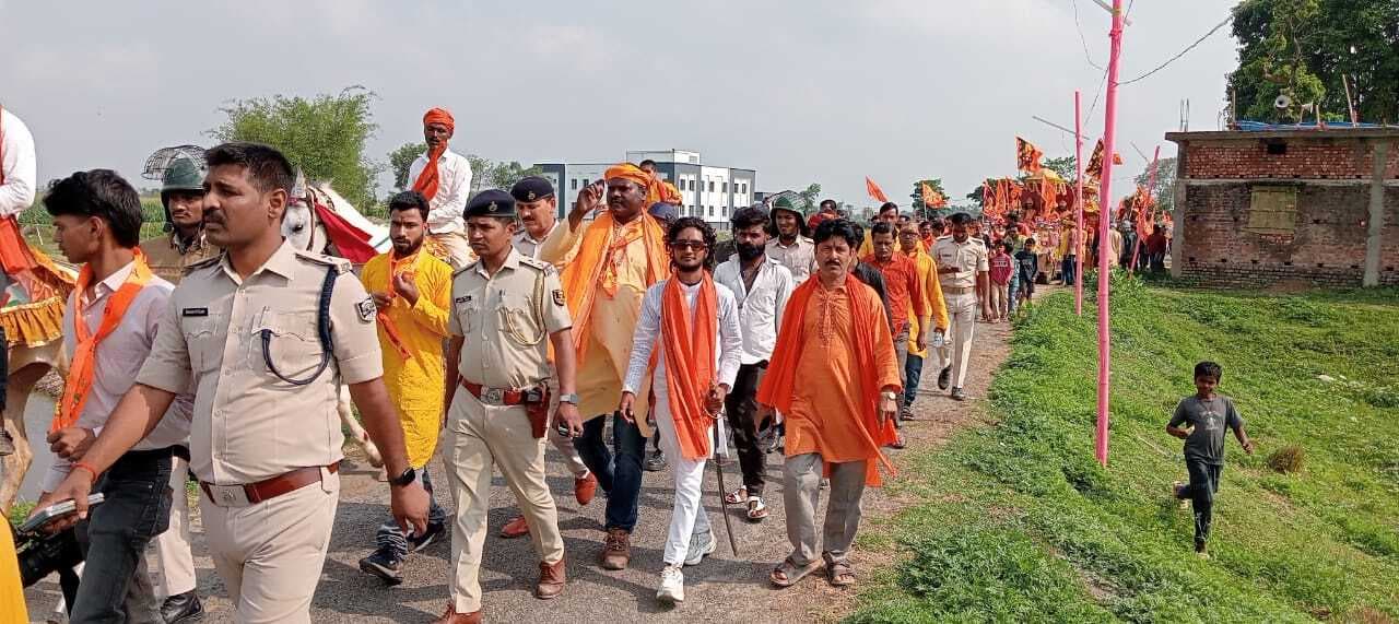 मर्यादा पुरुषोत्तम श्रीराम की भव्य शोभायात्रा से राममय हुआ ग्वालपाड़ा