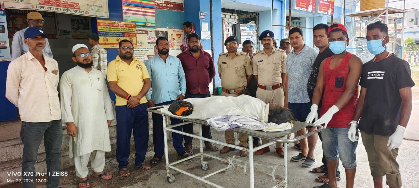 संवेदना ने किया अज्ञात शव का अंतिम संस्कार