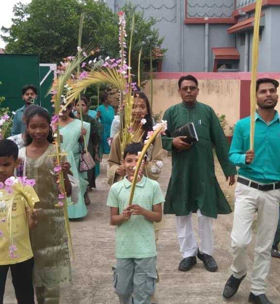 पाम संडे पर गिरजाघरों में हुई विशेष प्रार्थना सभा