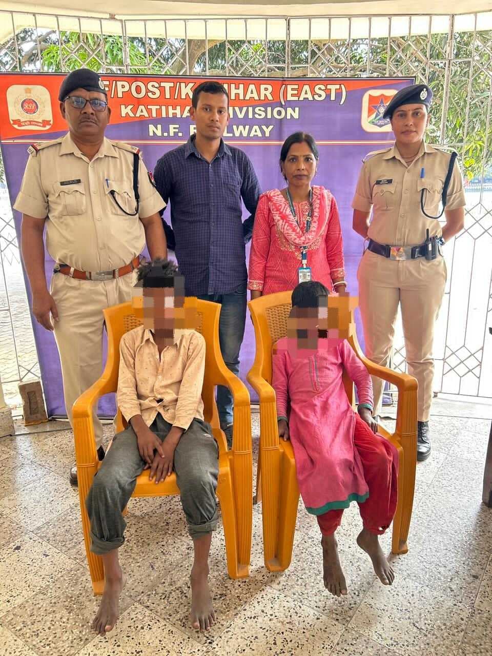 आरपीएफ ने दो नाबालिग बच्चों को रेस्क्यू कर चाइल्ड लाइन को किया सुपुर्द