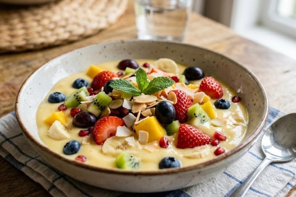 बच्चों के लिए बनाएं टेस्टी फ्रूट कस्टर्ड, खाएंगे बड़े चाव से