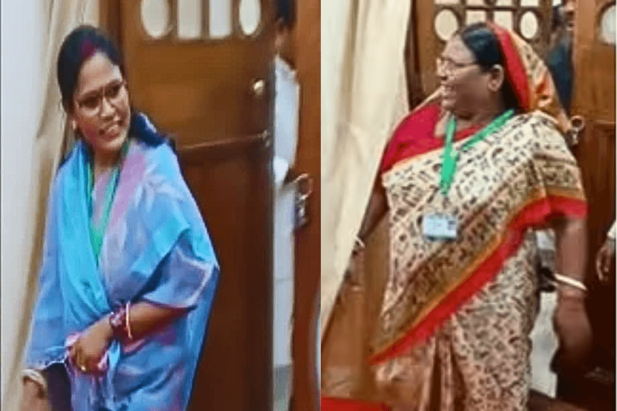 तेजस्वी यादव के चैंबर से निकलीं जीतन राम मांझी की बहु और समधन, HAM ने दी सफाई