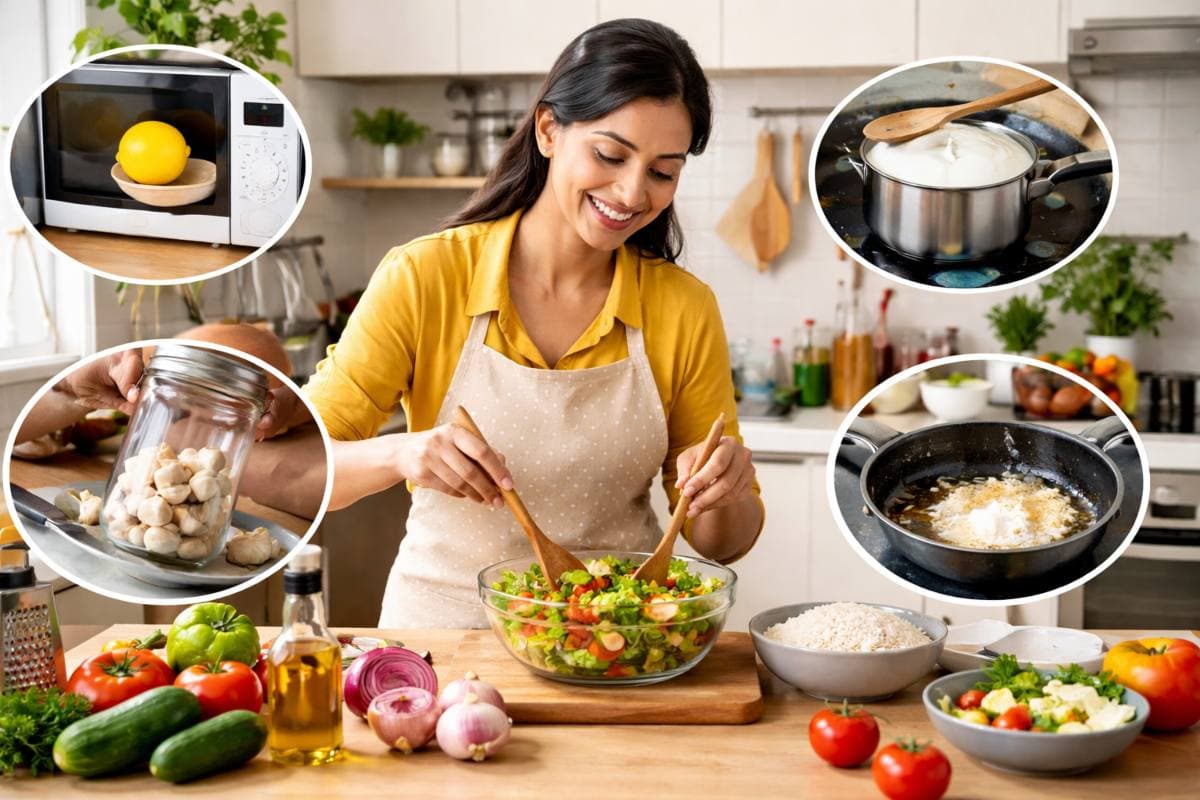 किचन में घंटों बिताने के बाद भी काम खत्म नहीं होता? ये आसान हैक्स बदल देंगे आपकी जिंदगी