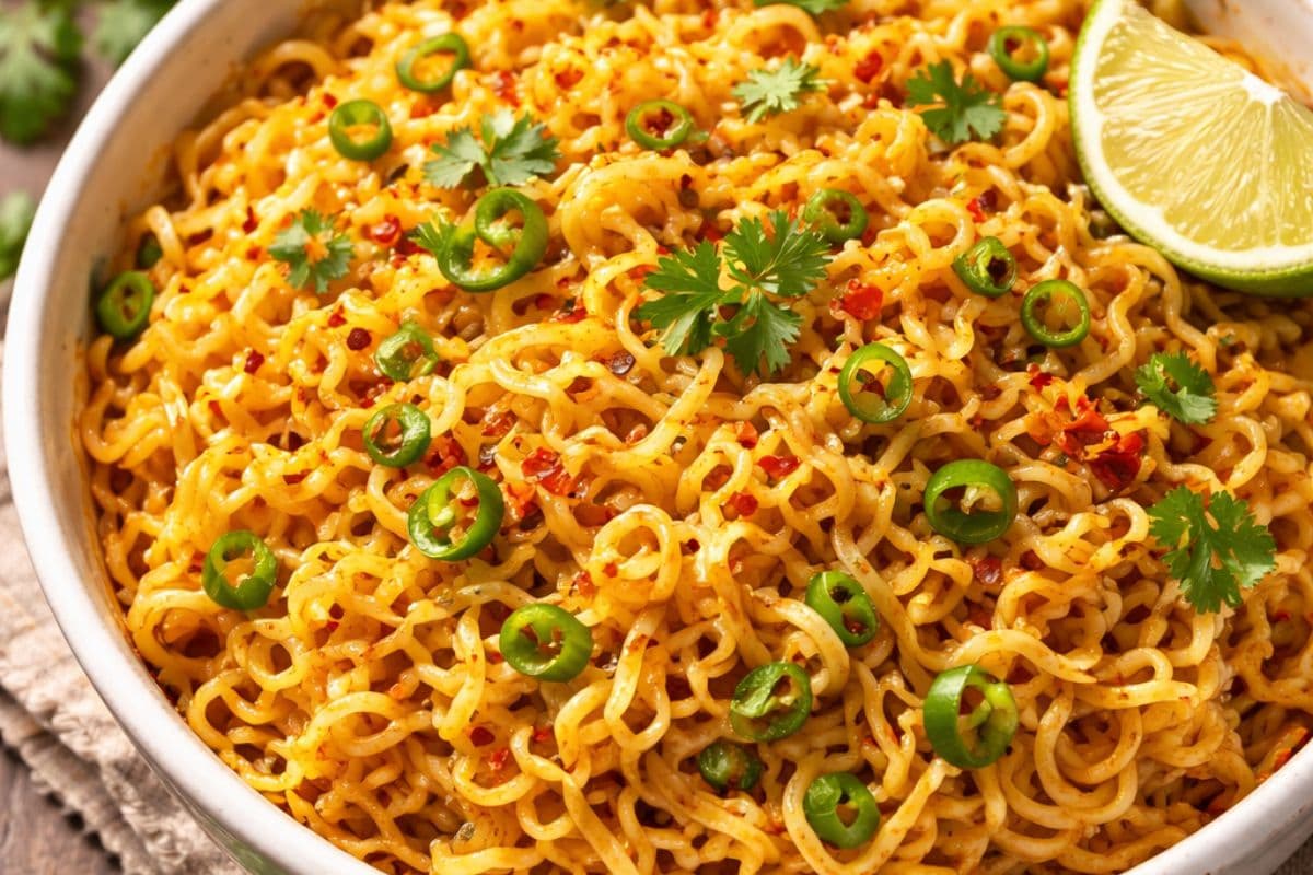 सिंपल मैगी को दें नया ट्विस्ट, बनाएं Lemon Chilli Maggie घर पर