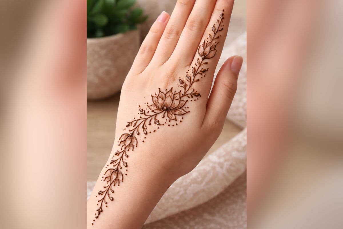 _lotus bail mehdni design