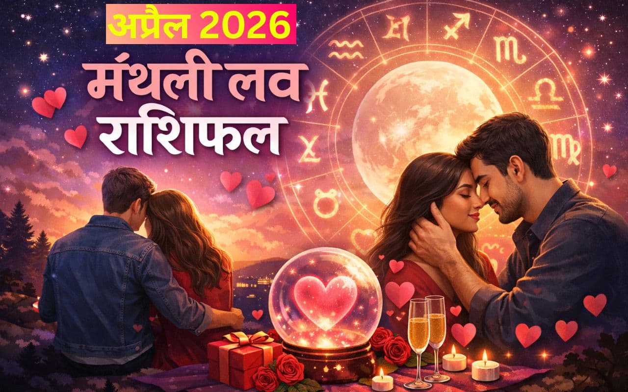सावधान! अप्रैल में दिखेगा आपकी लव लाइफ का काला सच, मासिक लव राशिफल दे रहा रहस्यमयी संकेत