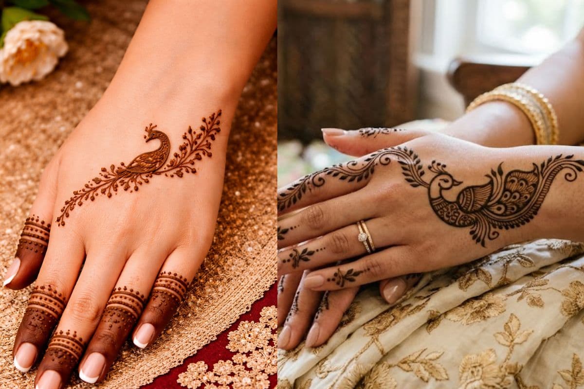 minimal Peacock Design