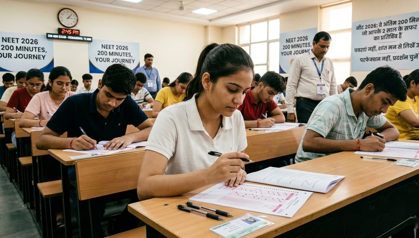 NEET 2026 : परीक्षा के 200 मिनट में सुनिश्चित करें सफलता, एक्सपर्ट से जानें शानदार स्कोर का मास्टर प्लान