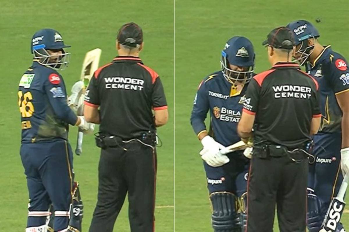 अंपायर ने राहुल तेवतिया को बैट बदलने पर किया मजबूर, जानें क्या है सच्चाई?