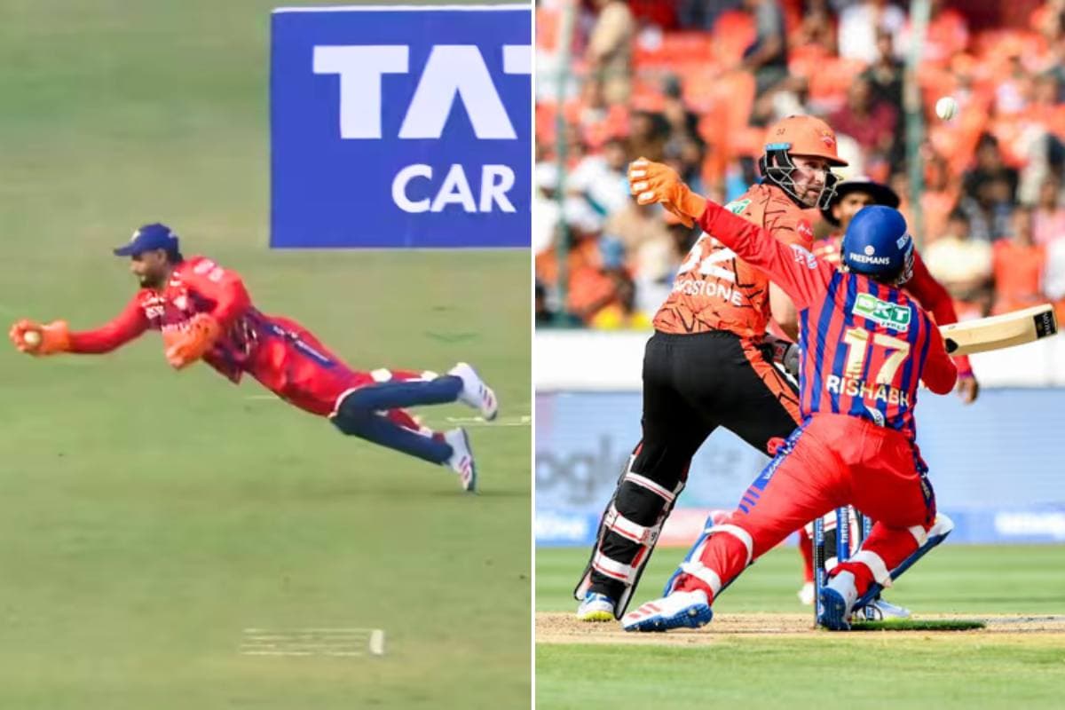 हवा में उड़कर ऋषभ पंत ने लपके हैरतअंगेज कैच, फिर बल्ले से धामल कर जिताया मैच