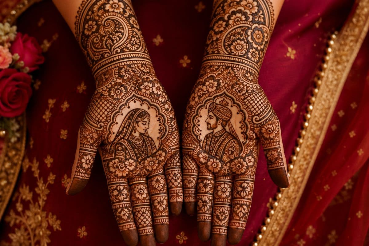 Traditional Dulhan Mehndi