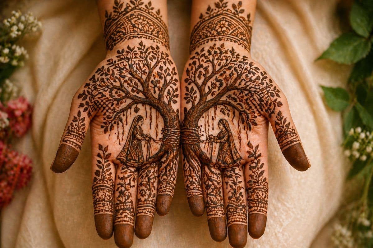 Vat Vriksha Design Mehndi