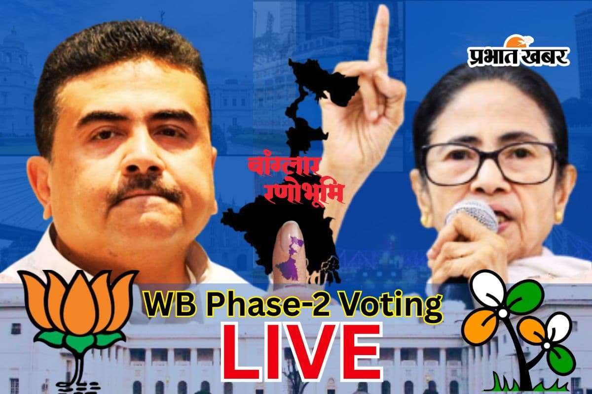 Bengal Voting Phase-2 : बिना खून खराबा के पूरा हुआ बंगाल चुनाव, रिकार्ड 94 प्रतिशत वोटरों ने डाले वोट