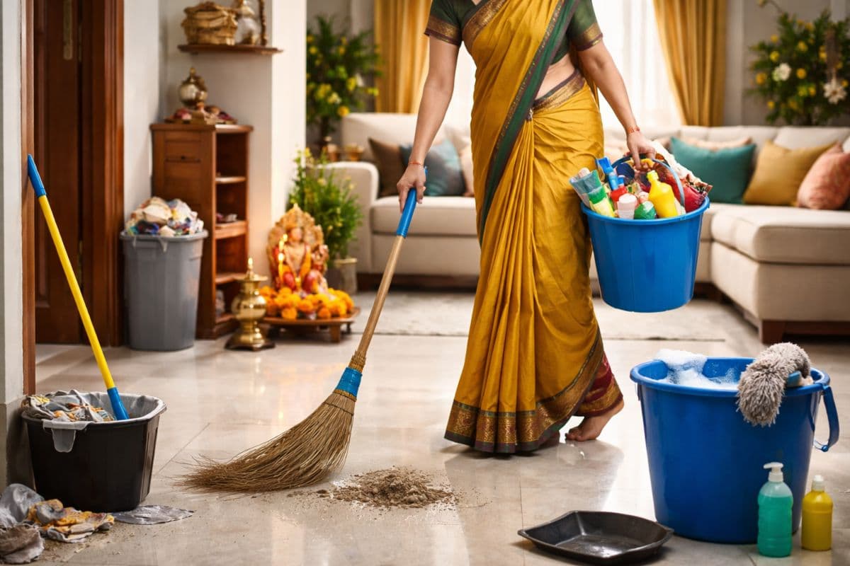 झाड़ू-पोछा करते समय की ये 5 गलतियां बना सकती हैं आपको कंगाल, दरिद्रता से बचने के लिए जान लें सही तरीका