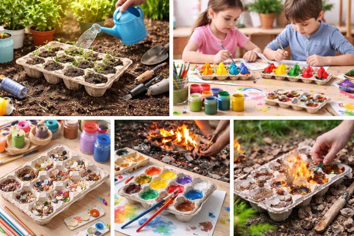 फेंकने से पहले एक बार जरूर देखे अंडे के कार्टन के रियूज आइडियाज