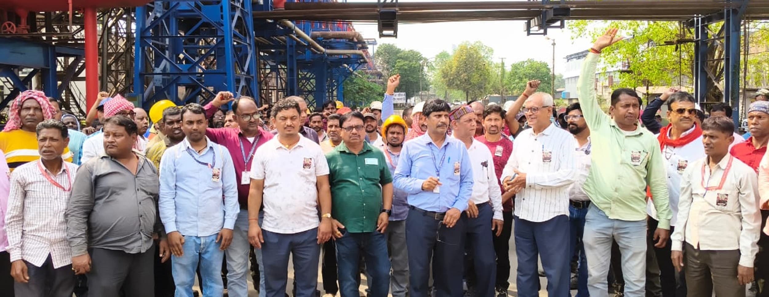 Bokaro News : चार श्रम संहिता के विरोध में मोर्चा ने मनाया काला दिवस