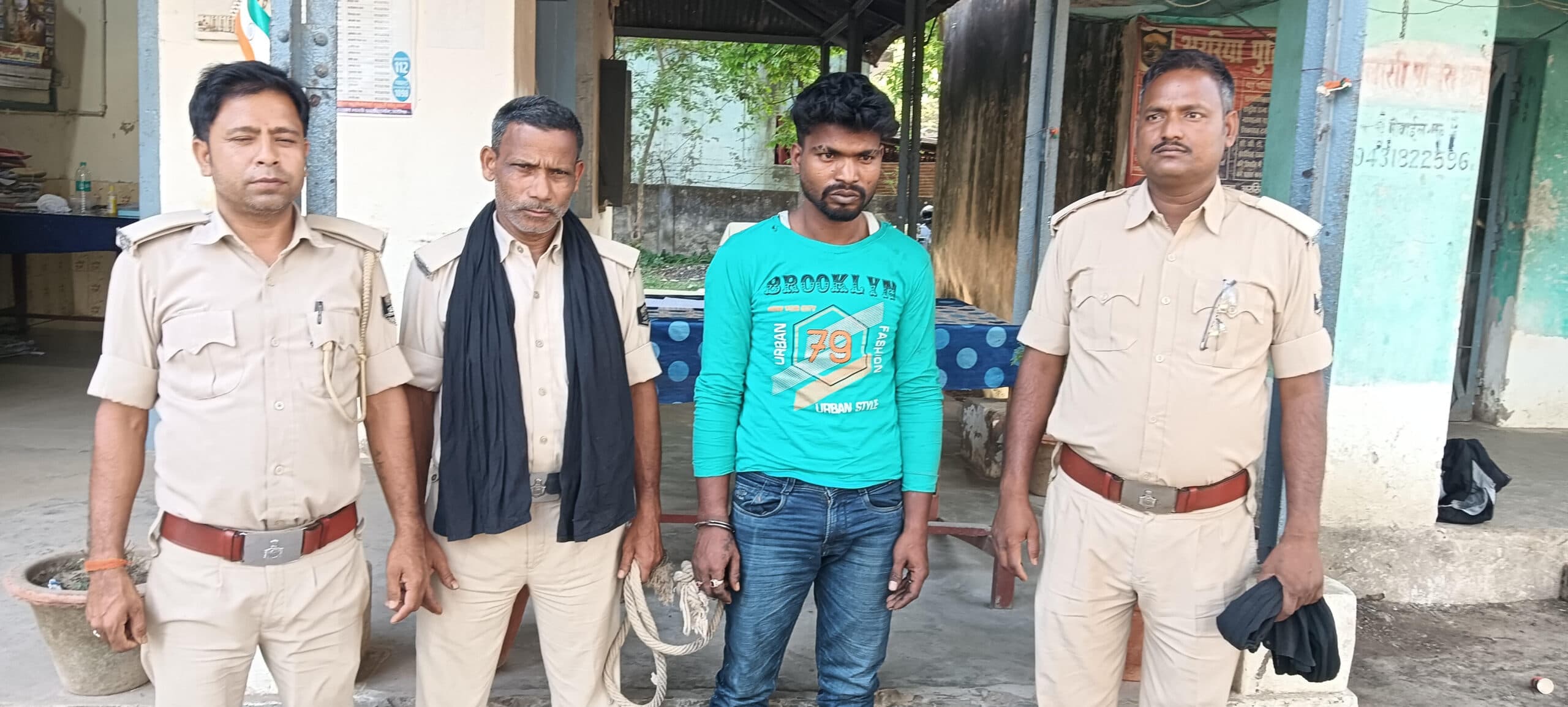 वांछित अभियुक्त को किया गिरफ्तार