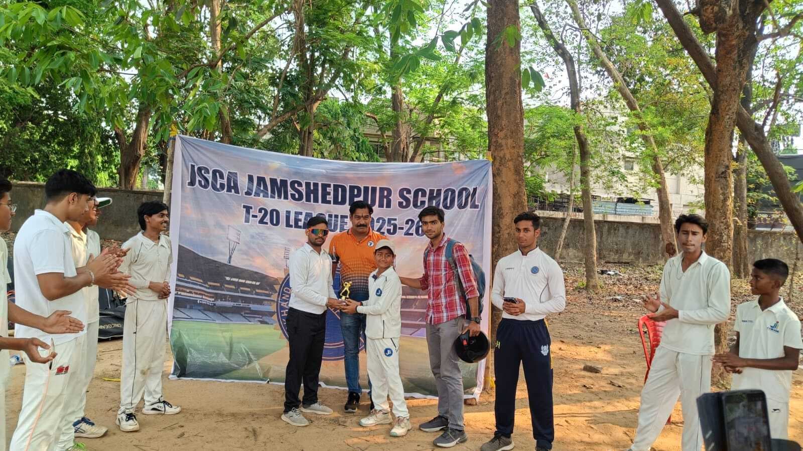 Jsca school league : नरभेराम हंसराज इंग्लिश स्कूल की टीम सात विकेट से जीती