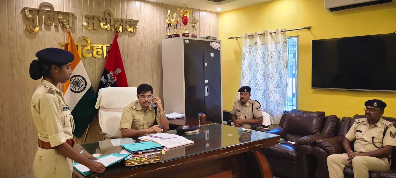 एसपी ने पुलिस केंद्र का किया निरीक्षण, दिये आवश्यक निर्देश