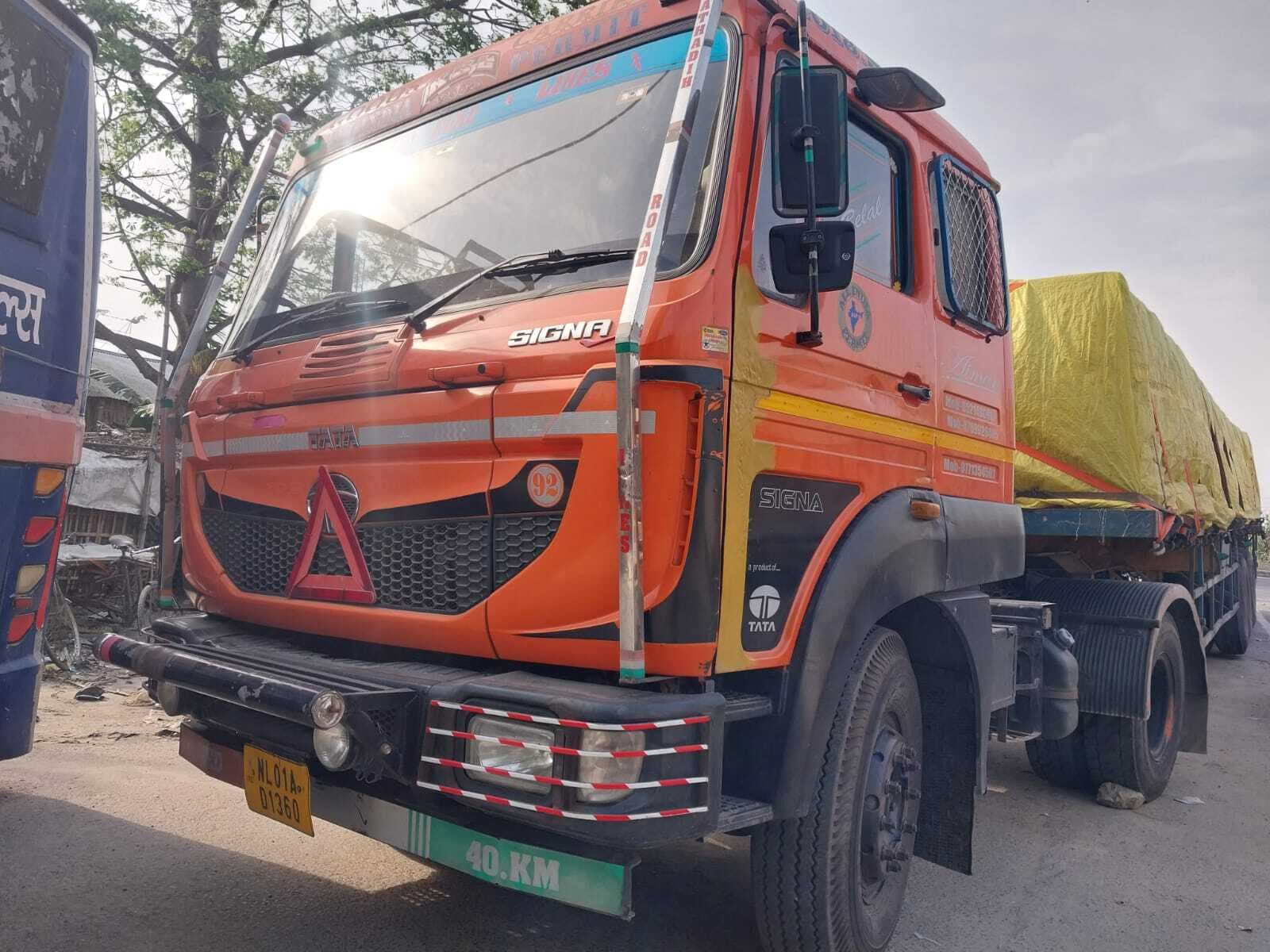 एनएच-27 पर ट्रक की ठोकर से साइकिल सवार वृद्ध घायल, रेफर