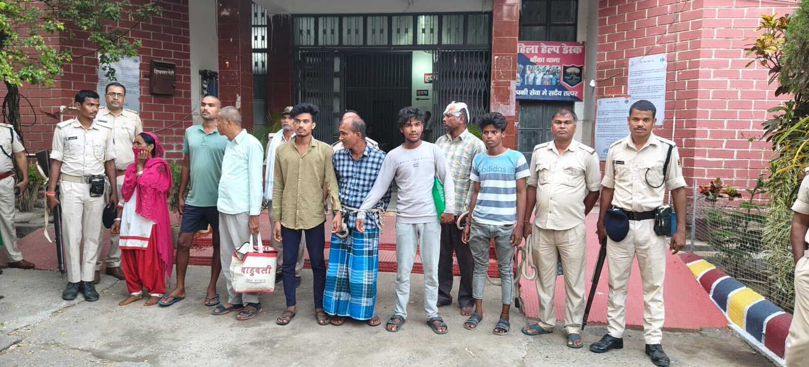 लसकरी गांव में दो पक्षों के बीच विवाद मामले में आठ नामजद गिरफ्तार