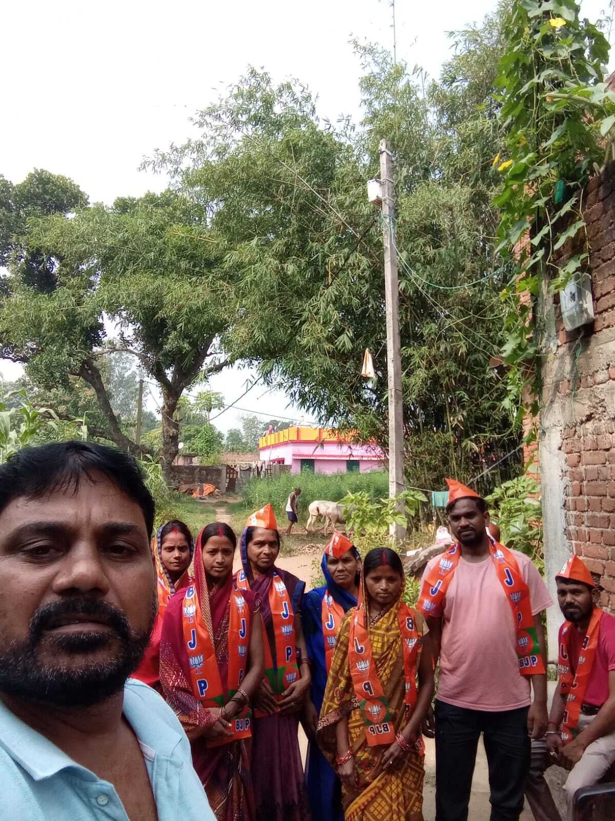 चकाई में मनाया गया भाजपा का स्थापना दिवस