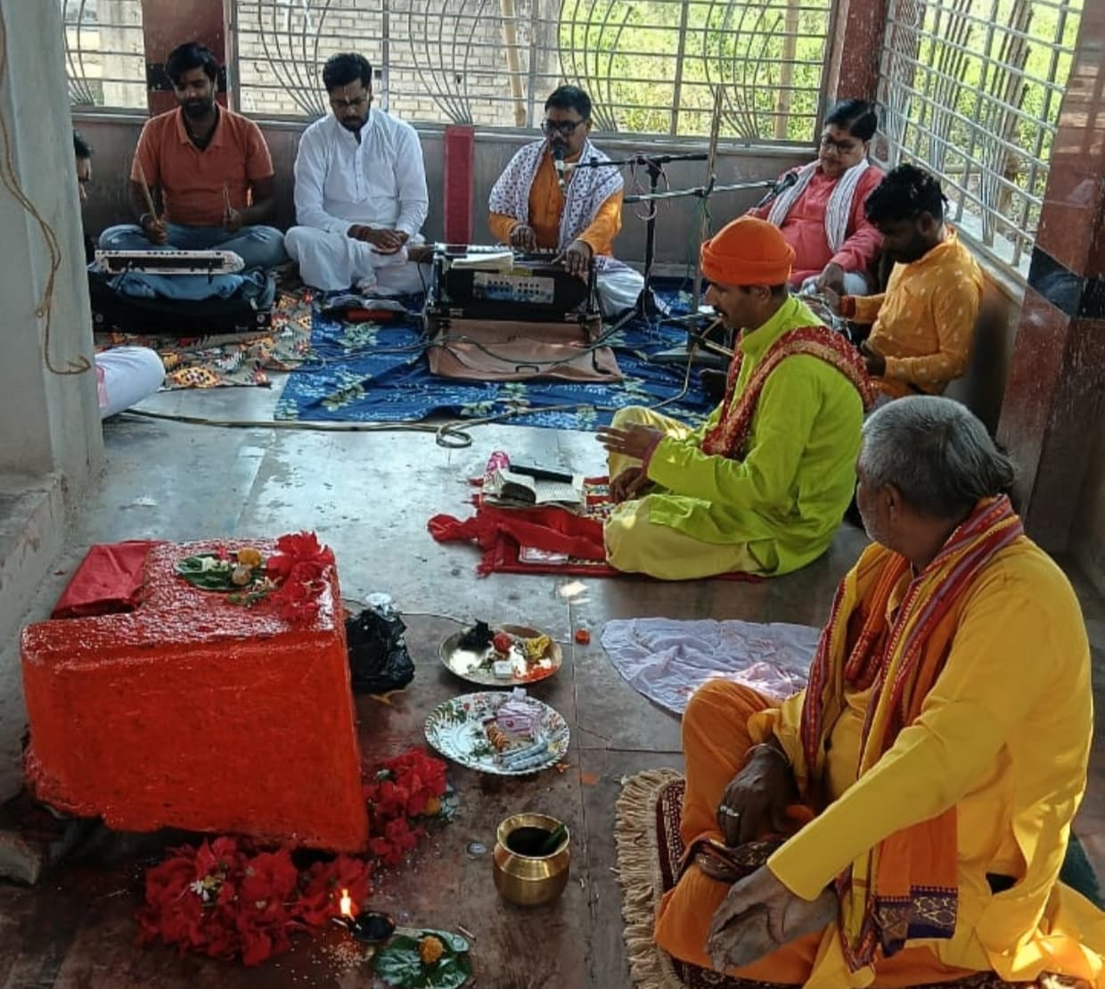 महावीर मंदिर में सुंदर कांड व हनुमान चालीसा का हुआ पाठ