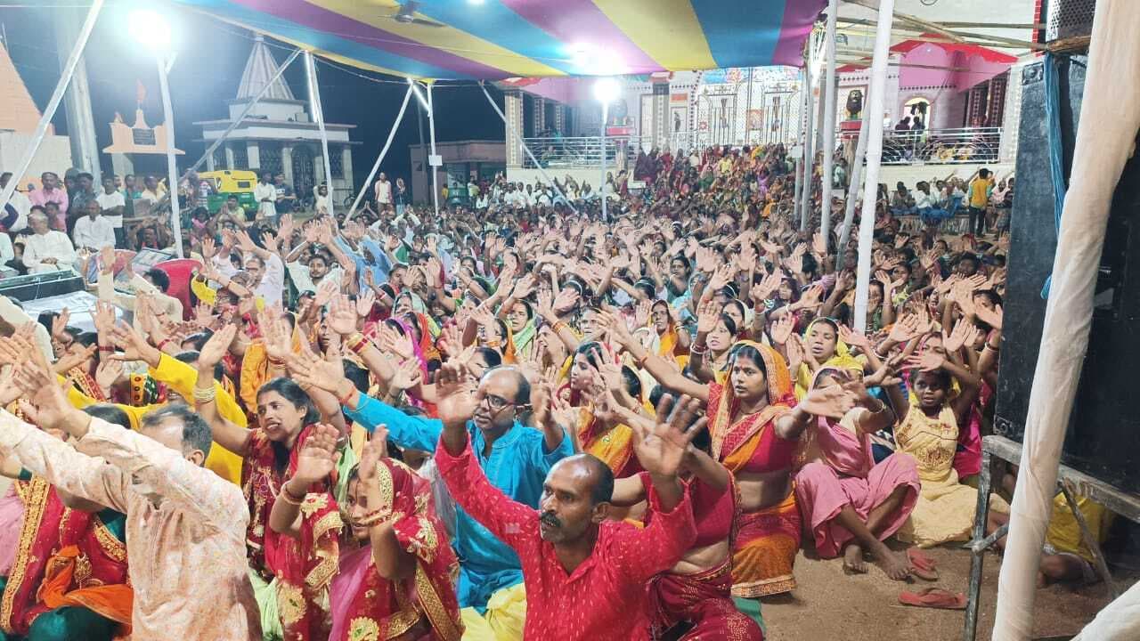 गजेंद्र मोक्ष व समुद्र मंथन के प्रसंग पर झूम उठे श्रद्धालु