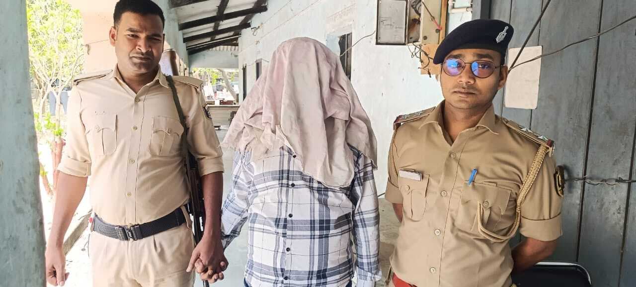 आरोपित को गिरफ्तार कर भेजा जेल