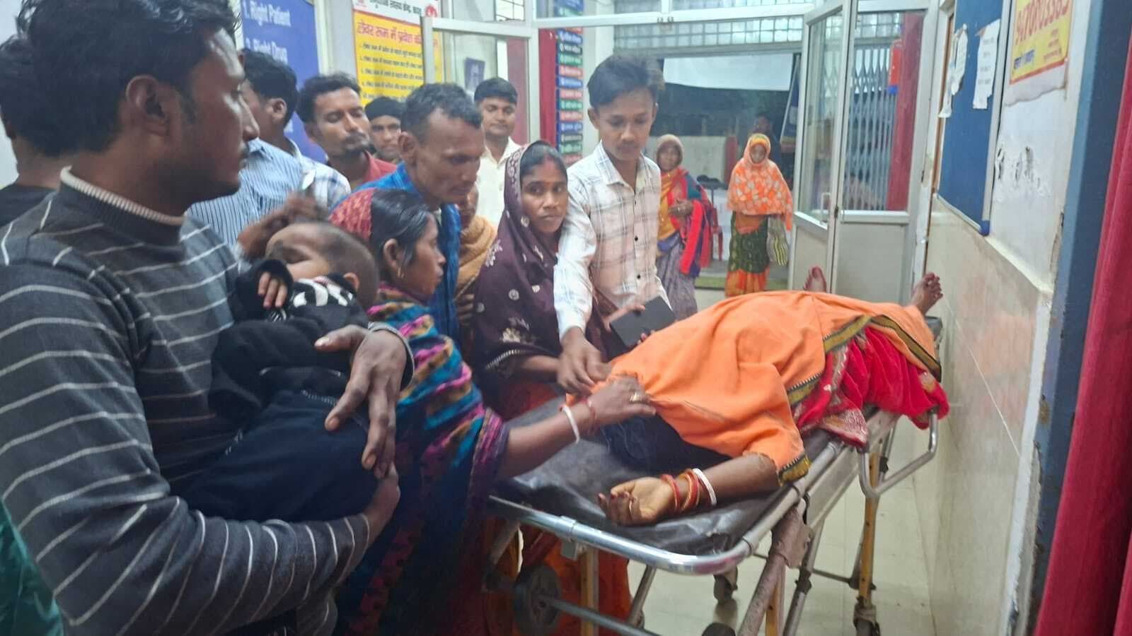 बाइक से गिरकर महिला की मौत