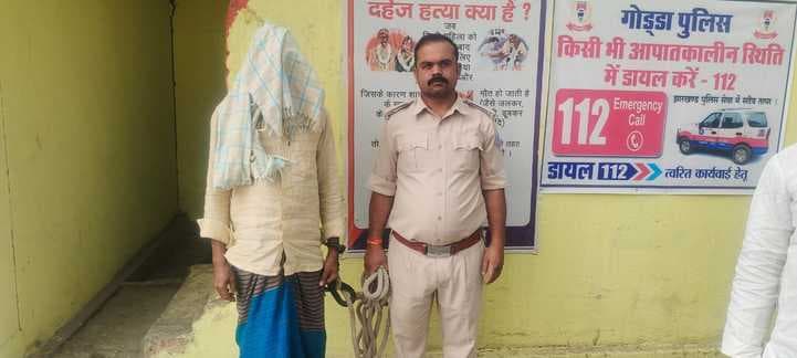 हनवारा पुलिस की कार्रवाई में गैर-जमानती वारंटी गिरफ्तार