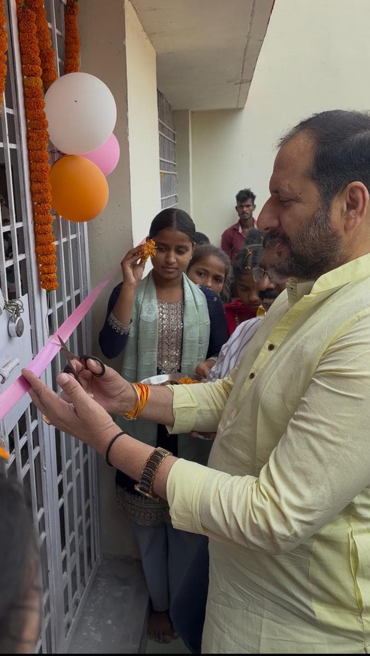 नवनिर्मित उत्क्रमित उमावि नन्ही टोला का विधायक ने किया उद्घाटन