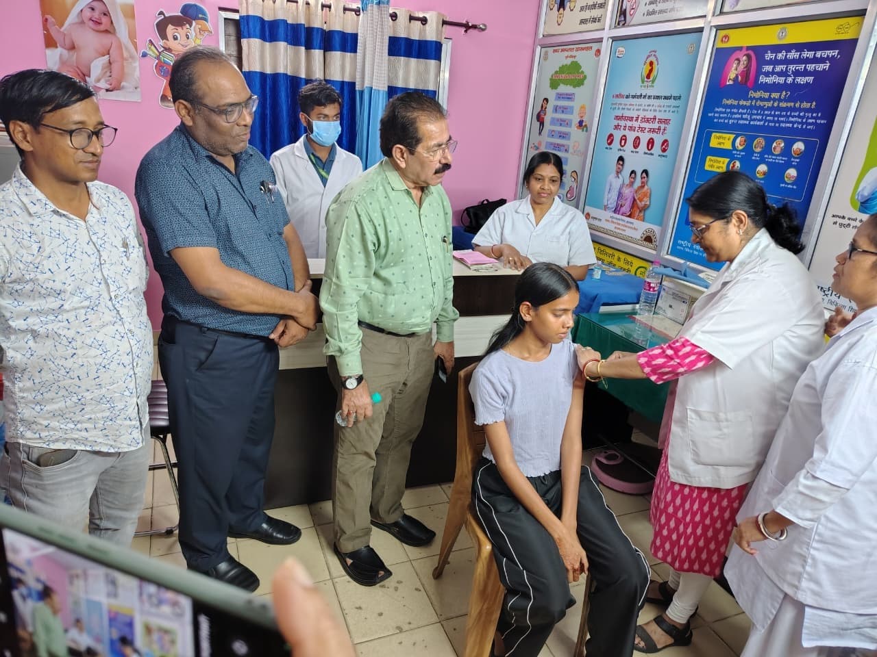 सर्वाइकल कैंसर से सुरक्षा: जिले में एचपीवी टीकाकरण अभियान का आगाज