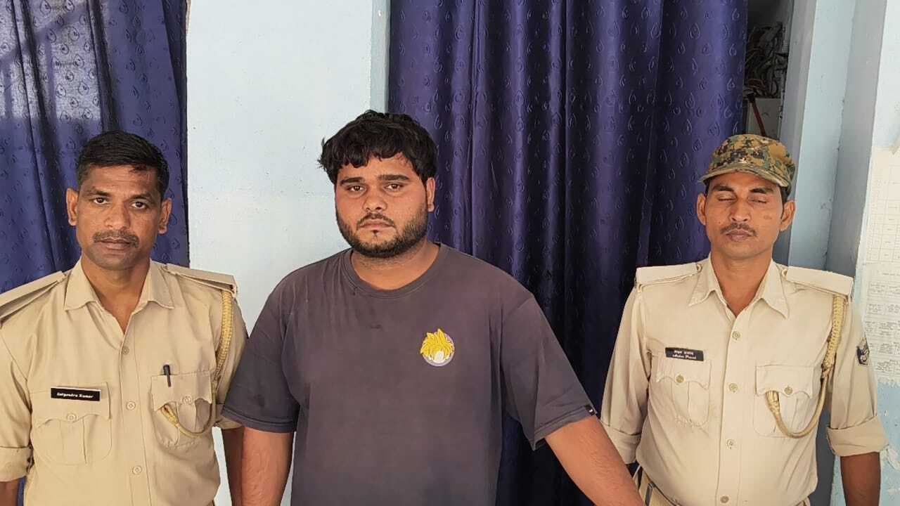 थाने के हाजत से भागे शराब तस्कर को पुलिस ने हरियाणा से किया गिरफ्तार