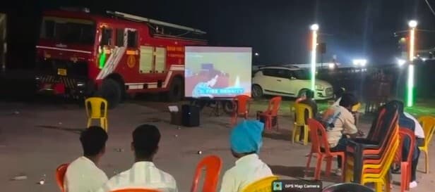 लोगों को आग से बचाव की विस्तार से दी जानकारी