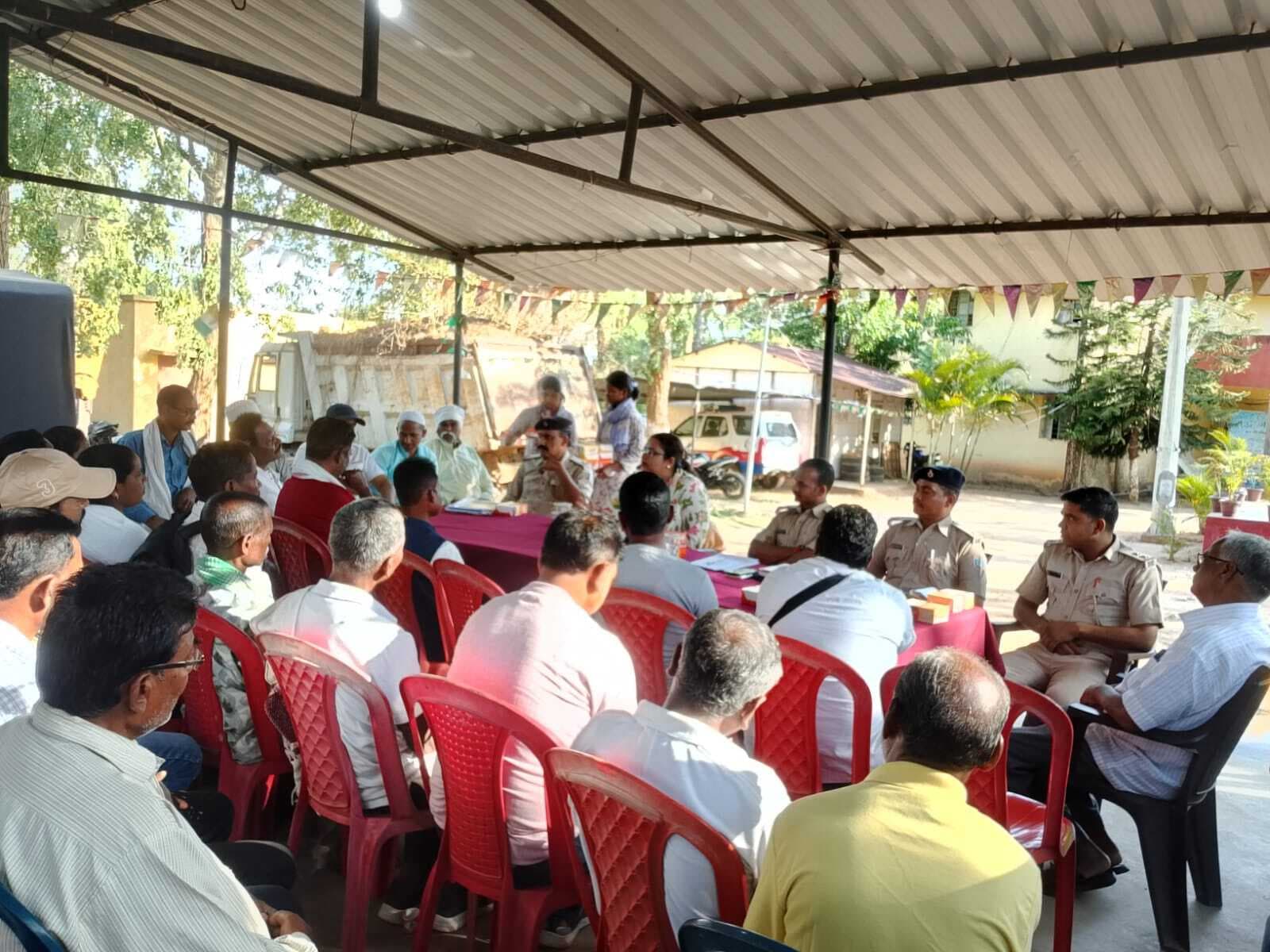 क्षेत्र में शांति व्यवस्था बहाल करने में करेंगे सहयोग