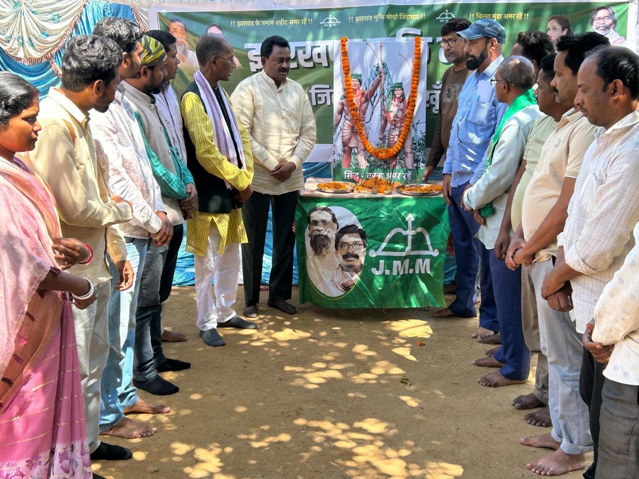 हूल विद्रोह के नायक सिदो कान्हू की जयंती पर श्रद्धांजलि दी गयी