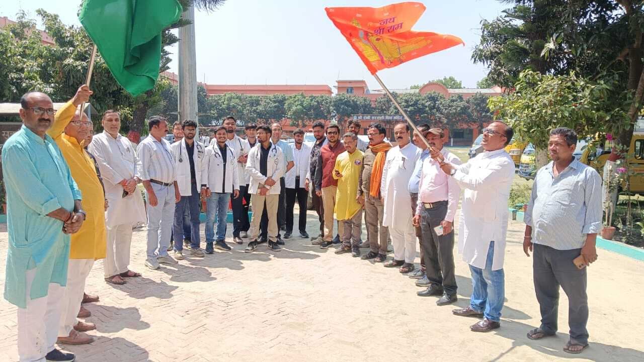 शिविर में मरीजों की हुई स्वास्थ्य जांच