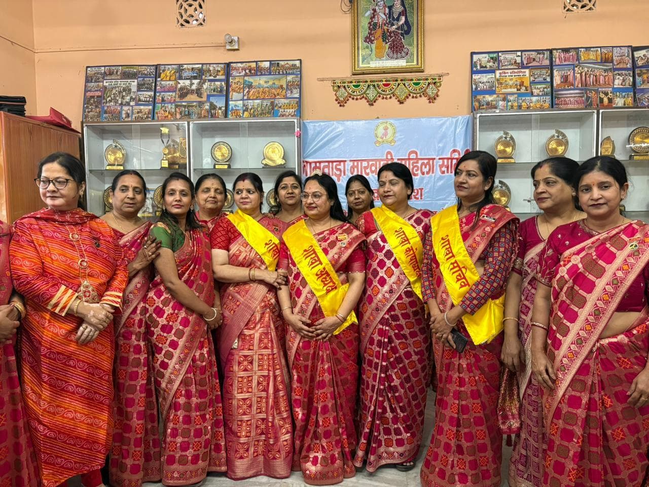 सृजन शाखा के नये सदस्यों को दिलायी गयी शपथ