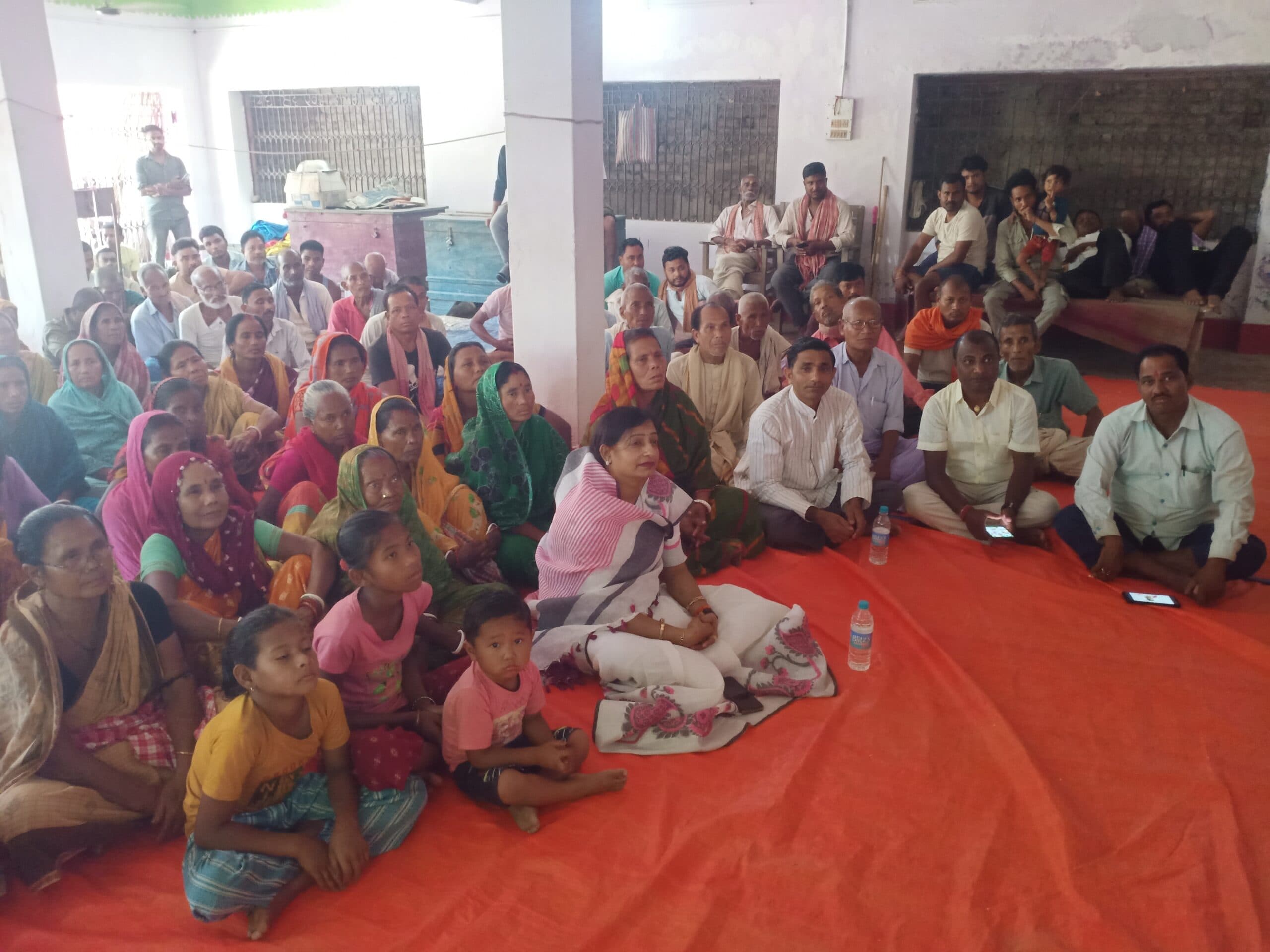 भाजपा कार्यकर्ताओं ने आयोजित किया नारी शक्ति वंदन कार्यक्रम